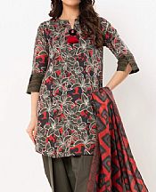 Alkaram Multi Lawn Suit- Pakistani Lawn Dress