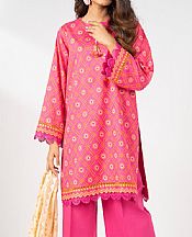 Alkaram Hot Pink Lawn Suit- Pakistani Designer Lawn Suits