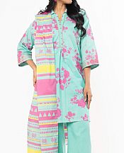 Alkaram Aqua Lawn Suit- Pakistani Lawn Dress