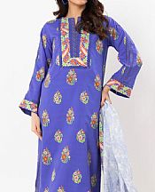 Alkaram Blueberry Lawn Suit- Pakistani Lawn Dress