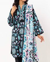 Alkaram Black Lawn Suit- Pakistani Lawn Dress