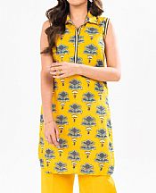 Golden Yellow Khaddar Kurti