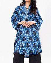Blue Khaddar Kurti