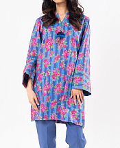 Blue Khaddar Kurti