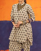 Alkaram Beige Khaddar Kurti- Pakistani Winter Clothing