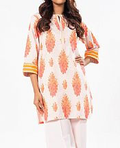 Alkaram Off White Khaddar Kurti- Pakistani Winter Clothing