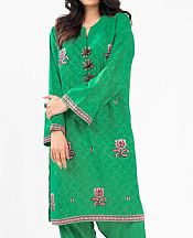 Alkaram Green Jacquard Suit (2 Pcs)- Pakistani Winter Dress
