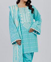 Alkaram Turquoise Karandi Suit- Pakistani Winter Dress