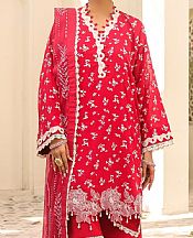 Crimson Lawn Suit- Pakistani Designer Lawn Dress