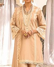 Beige Jacquard Suit- Pakistani Designer Lawn Dress
