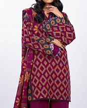 Crimson Khaddar Suit