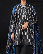 Alkaram Black Karandi Suit- Pakistani Winter Clothing