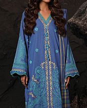 Alkaram Dark Turquoise Viscose Suit- Pakistani Winter Clothing