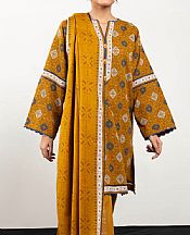 Mustard Khaddar Suit