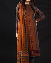 Safety Orange Khaddar Suit