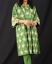 Alkaram Pastel Green Cambric Suit (2 Pcs)- Pakistani Winter Dress