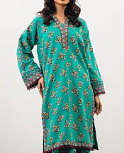 Alkaram Sea Green Khaddar Suit (2 Pcs)- Pakistani Winter Clothing