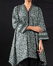 Alkaram Slate Grey Cambric Suit (2 Pcs)- Pakistani Winter Clothing