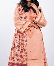 Alkaram Peach Khaddar Suit- Pakistani Winter Clothing