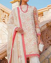 Alkaram White Organza Suit