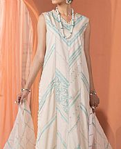 Ash White Lawn Suit- Pakistani Designer Lawn Dress