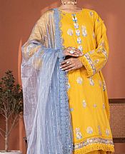 Alkaram Golden Yellow Lawn Suit