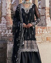 Alkaram Black Chiffon Suit- Pakistani Lawn Dress