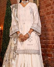 White Dobby Suit- Pakistani Lawn Dress