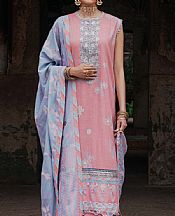 Alkaram Tea Rose Slub Suit- Pakistani Lawn Dress