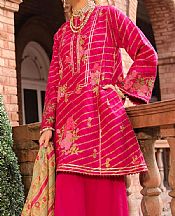 Magenta Jacquard Suit- Pakistani Designer Lawn Dress