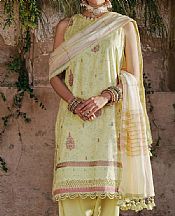 Alkaram Cream Slub Suit- Pakistani Lawn Dress