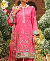 Hot Pink Slub Suit (2 Pcs)- Pakistani Lawn Dress