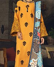 Almirah Mustard Yarn Dyed Suit- Pakistani Winter Dress