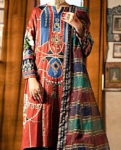 Almirah Multicolor Cotton Silk Suit- Pakistani Winter Dress