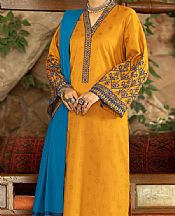 Almirah Mustard Yarn Dyed Suit- Pakistani Winter Clothing
