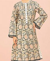 Almirah Off-white Lawn Suit (2 Pcs)- Pakistani Lawn Dress