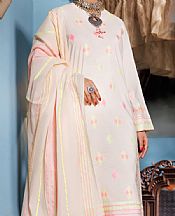 Almirah Off White Jacquard Suit- Pakistani Winter Dress