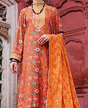 Orange Maple Silk Suit