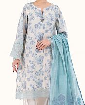 Almirah Off White Jacquard Suit- Pakistani Winter Dress