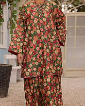 Green Lawn Suit (2 Pcs)- Pakistani Designer Lawn Dress