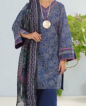 Oxford Blue Lawn Suit