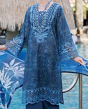 Almirah Denim Blue Lawn Suit- Pakistani Lawn Dress