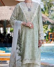 Almirah Light Green Lawn Suit- Pakistani Lawn Dress