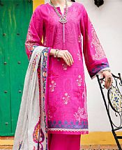 Almirah Hot Pink Lawn Suit- Pakistani Lawn Dress