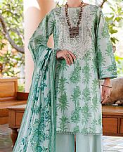Almirah Light Turquoise Lawn Suit- Pakistani Lawn Dress