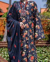 Almirah Navy Blue Lawn Suit- Pakistani Lawn Dress