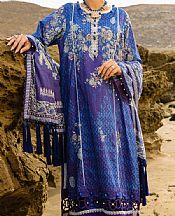 Almirah Blue Lawn Suit- Pakistani Designer Lawn Suits
