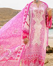 Almirah White/Pink Lawn Suit- Pakistani Lawn Dress