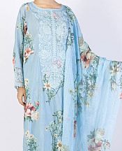Almirah Baby Blue Lawn Suit- Pakistani Lawn Dress