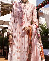 Almirah Pink Chanderi Suit- Pakistani Lawn Dress